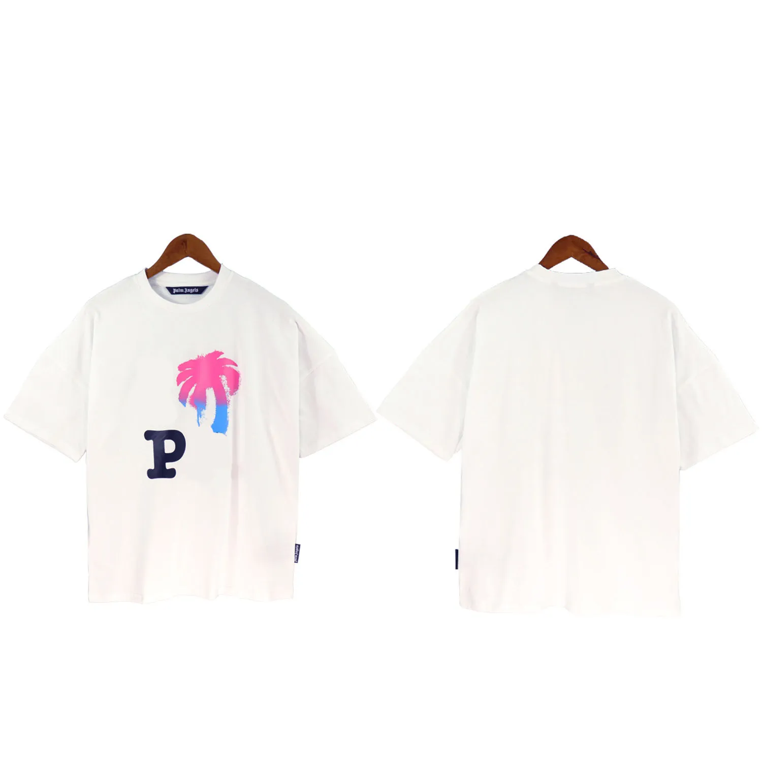 мужская и женская футболка дизайнерская рубашка женская футболка Спортивная одежда хлопок Уличный граффити Хипстер Хай-стрит Свободный крой плюс футболка GLES
