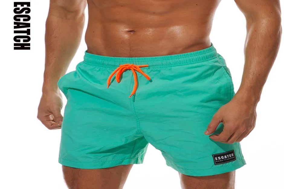 Ny snabb torr escatch mens board shorts sommar kort atletiska löpande gym shorts surf badkläder strand kort för män 3xl2676558