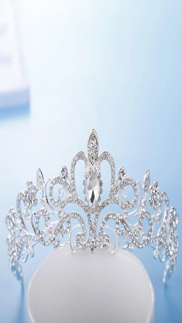 Свадебные украшения головной убор принцесса сценические аксессуары великолепный кристалл с бриллиантами на складе быстрое высокое качество8357327