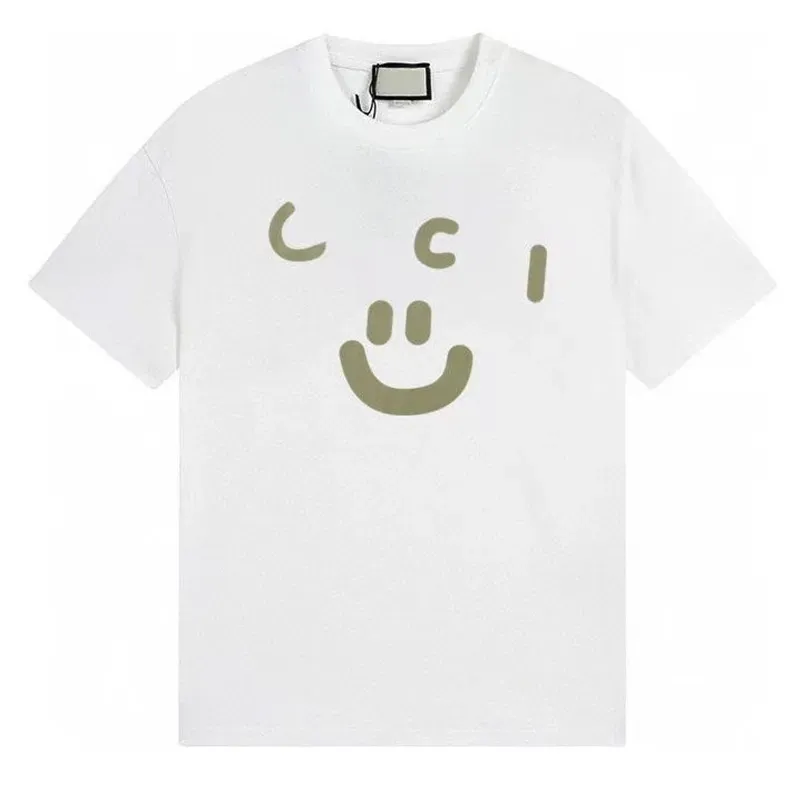 Tasarımcı T Shirt Mens T Shirt Erkek Gömlek Tasarımcı Tees Yaz Günlük Yuvarlak Boyun Kısa Kno Saf Pamuk Baskılı Yüksek kaliteli Modaya Giyim Çiftler için