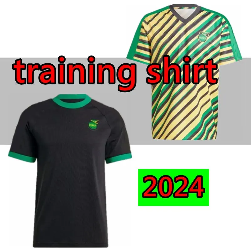 2024 Jerseys de football de la Jamaïque 2023 2025 Chemise de football rétro à domicile EARLE WHITMORE DAWES SINCLAIR ANTONIO NICHOLSON Uniformes de costume d'entraînement 23 24 25 T-shirt d'avant-match