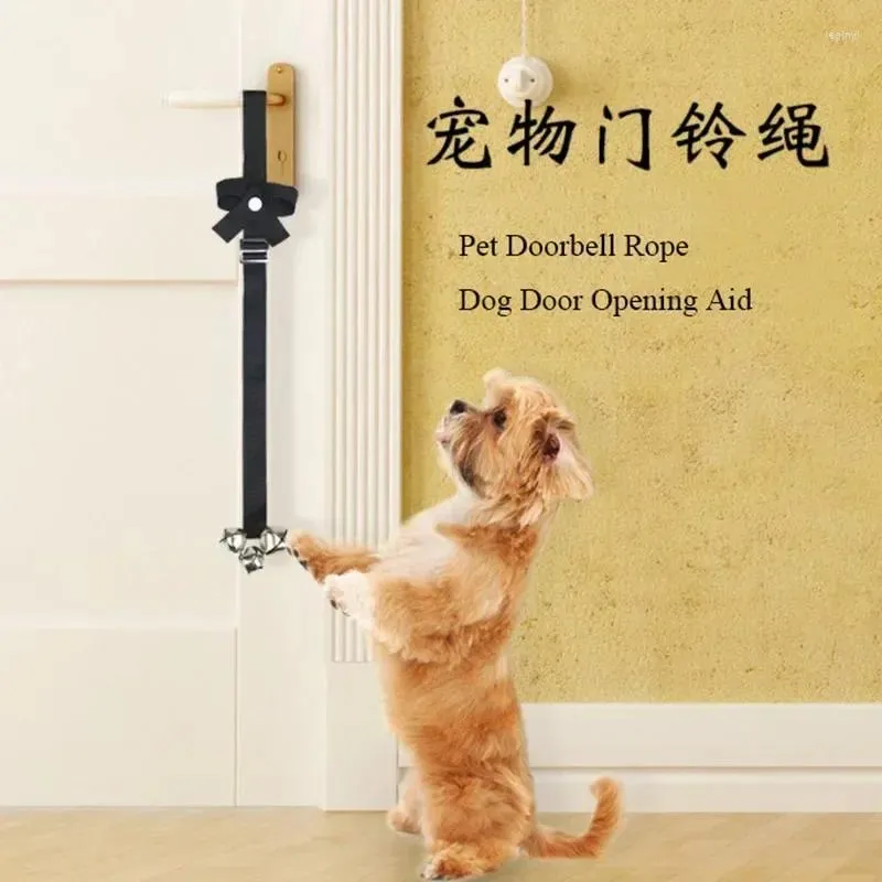 Dog Apparel Pet Accessories Cat Doorbells For Training Door Bell Toys Dogs Products