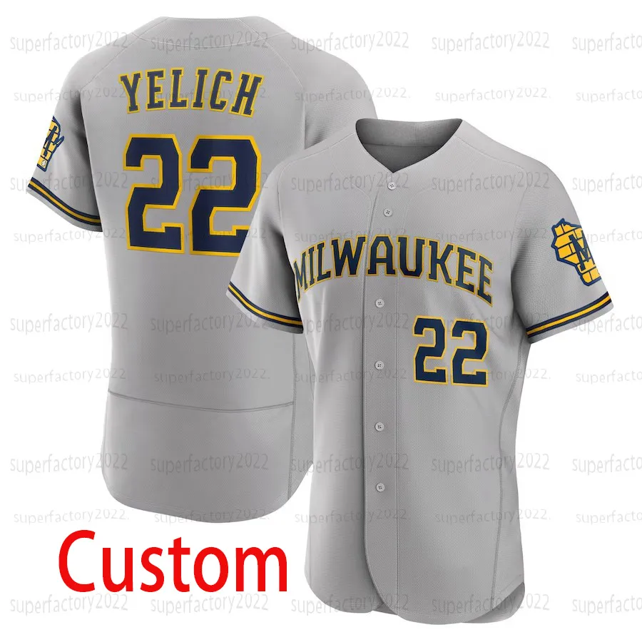 brewers grey jersey