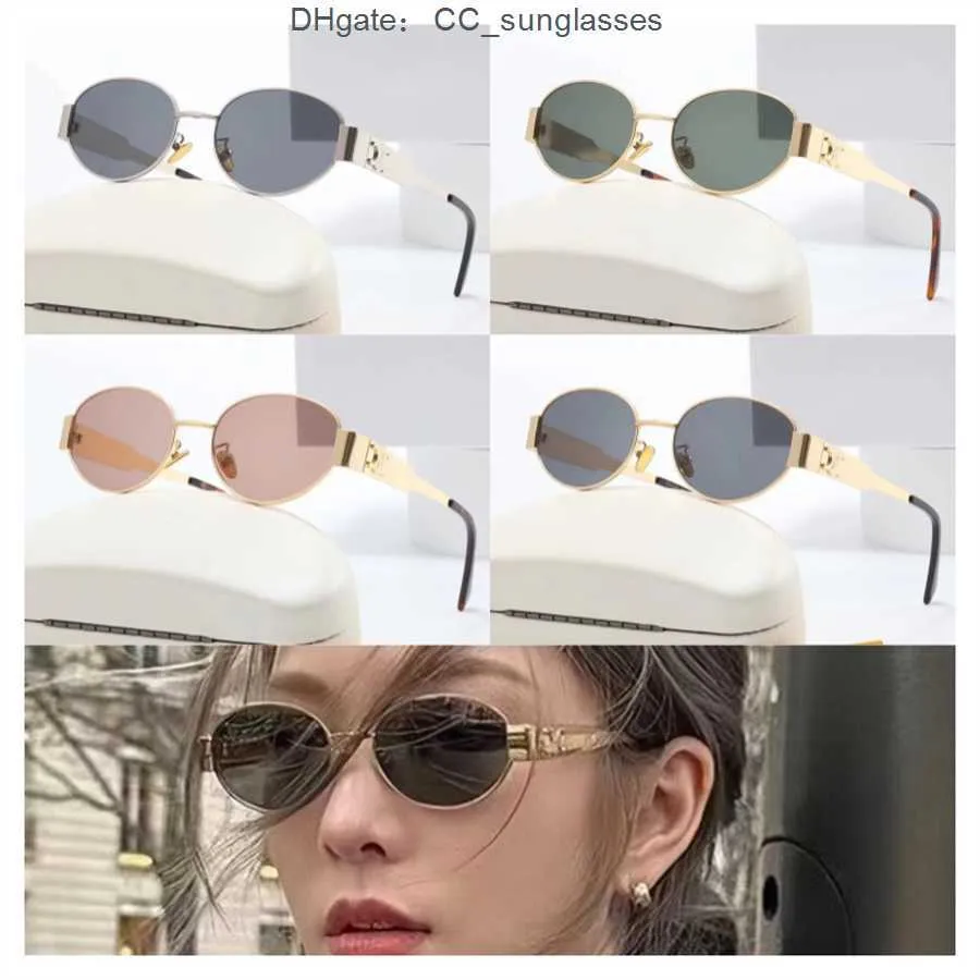 Top occhiali da sole Cat eye di lusso CE Arc de Triomphe Occhiali da sole designer di lenti Goggle senior Eyewear Per montatura per occhiali Vintage Box CGMO