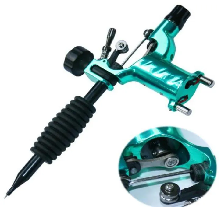 新しいTyle Green Dragonfly Rotary Tattoo Machine Gun Shader Liner Tattoos Kit Supply Quality9835014533988