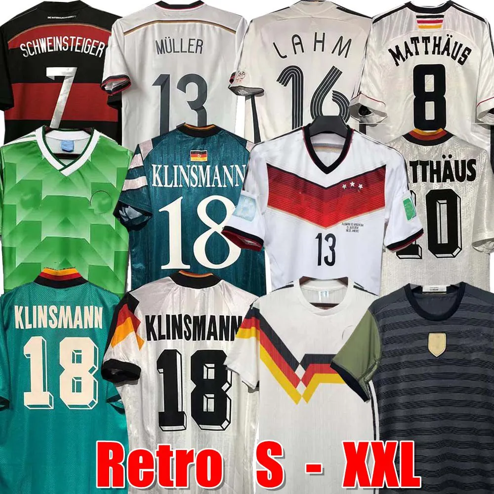 World cup 1990 1998 1988 1996 GermanyS Retro Littbarski BALLACK Soccer Jersey KLINSMANN 2016 2006 2014 shirts KALKBRENNER 1996 2004 Matthaus Hassler Bierhoff KLOSE