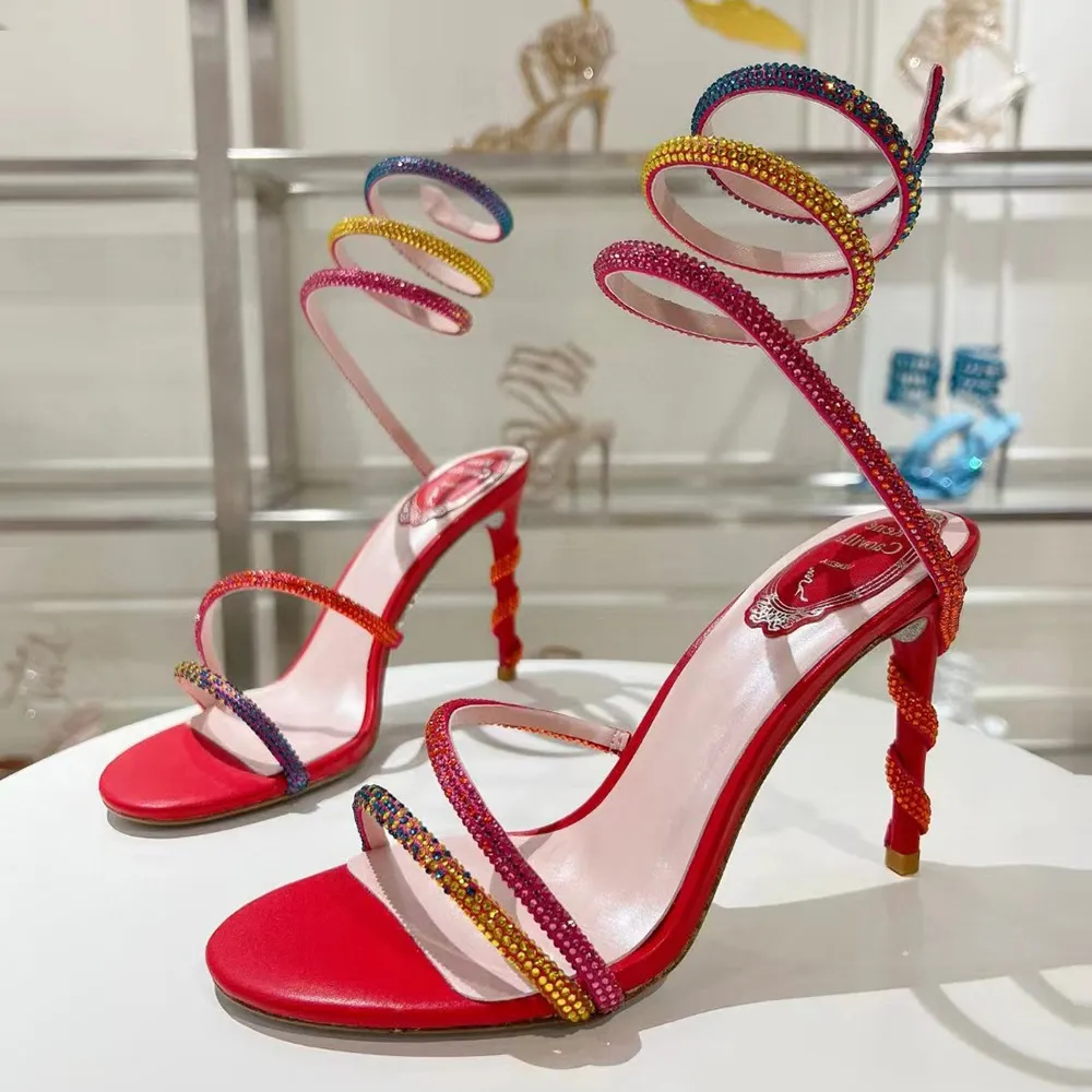 Pink snake print sandals best sale