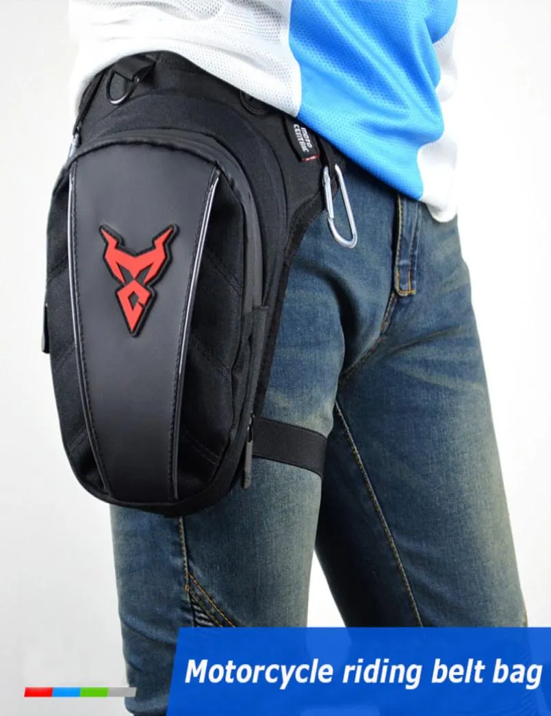 Sac de jambe de moto motocentrique 11MC0105 hommes chevalier Motocross cuisse hanche Bum Fanny Pack étanche en plein air vélo équitation taille sac6970906