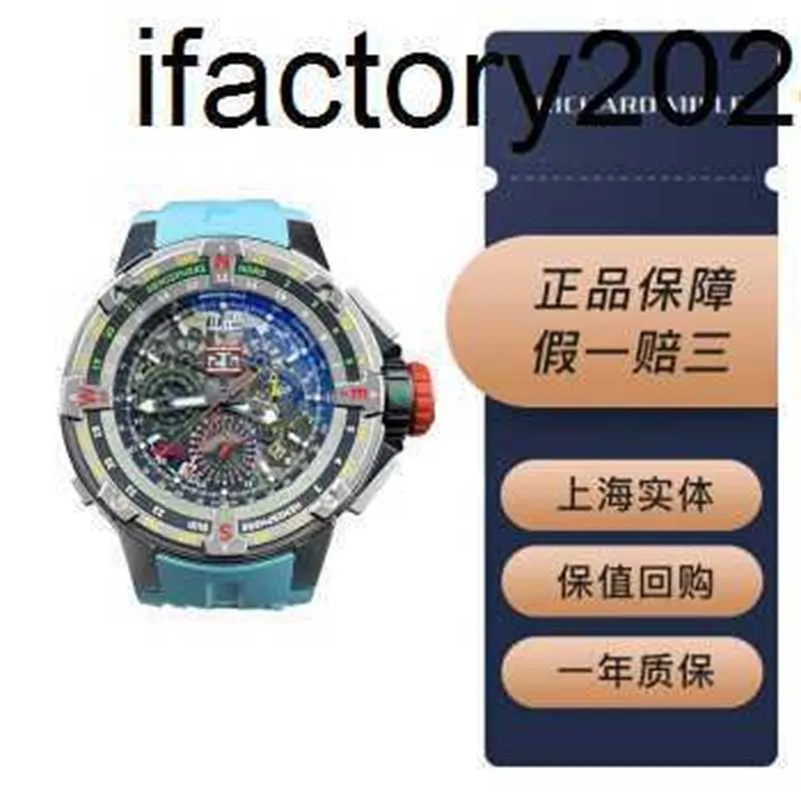 Vs Factory Watch Richa Tourbillon Swiss Automatic Movement RM60-01 Maritime Pierres Class 5 Metal Hollow Mens