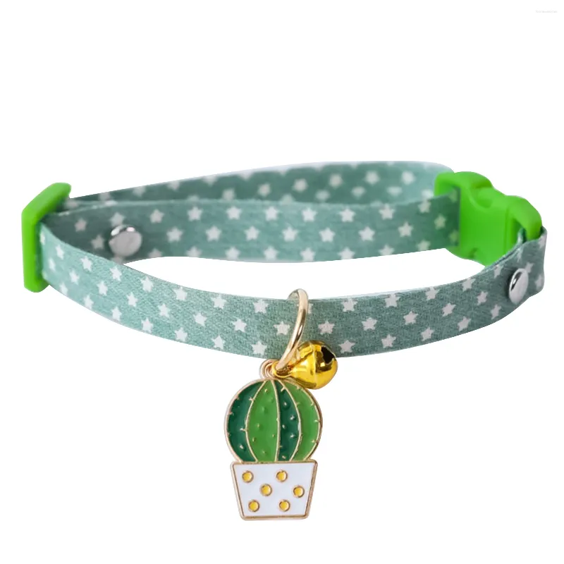 Dog Collars Leash Quick Release Cute Indoor Outdoor Pet Collar Polyester Adjustable Length With Bell Neck Belt Fashion Cat Safety Buckle