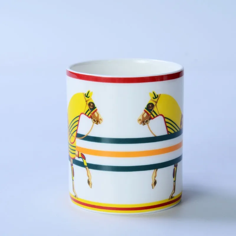 Caneca de porcelana de osso de fábrica com logotipo impresso, presente criativo, escritório, casa, manhã, xícaras de chá