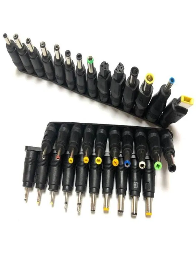 Conectores de cabos de computador 34pcs Adaptador de alimentação de plástico Interface Universal Notebook Jack Laptop Plug Set Dicas Acessórios DC Rep3174442