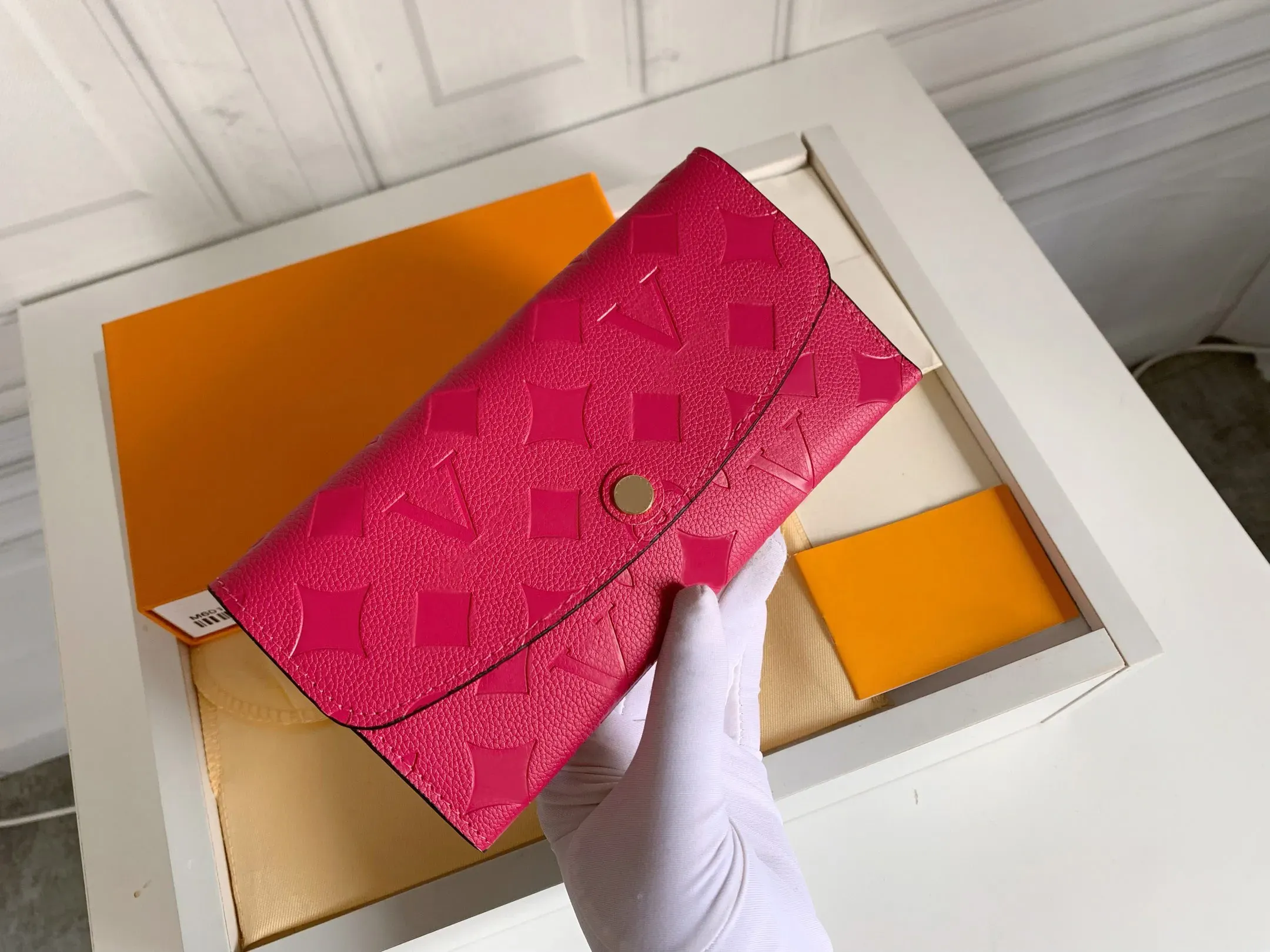 Luxury Designer Wallets For Women Embossed Floral... From Shoesfinder ...