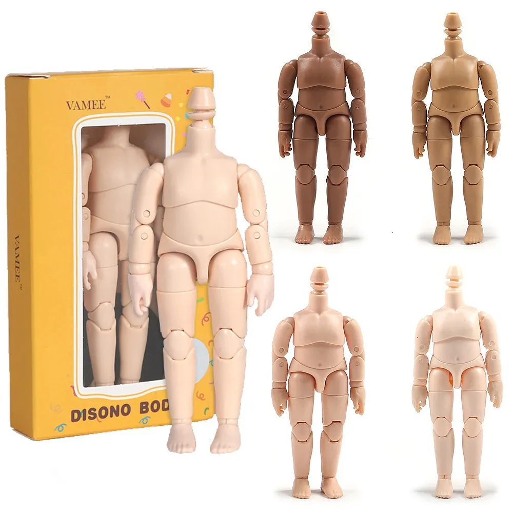 Originale Disono Ddf 10CM Corpo della bambola Corpo giapponese Bjd per Gsc Clay Head 1 / 12bjd Testa di bambola Ob11 Corpo articolare Set mano di ricambio 240301