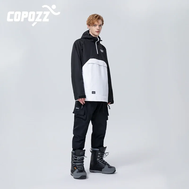 Suits COPOZZ Men Women Ski Pants Ski Equipment Warm Windproof Winter Skiing Trousers Waterproof Outdoor Sports Clothing Snowboard