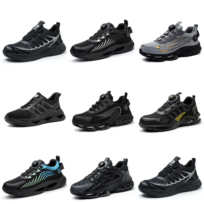 Scarpe da corsa GAI tre uomini donne triple nero bianco blu scuro sportive traspiranti comode scarpe da passeggio in mesh traspirante