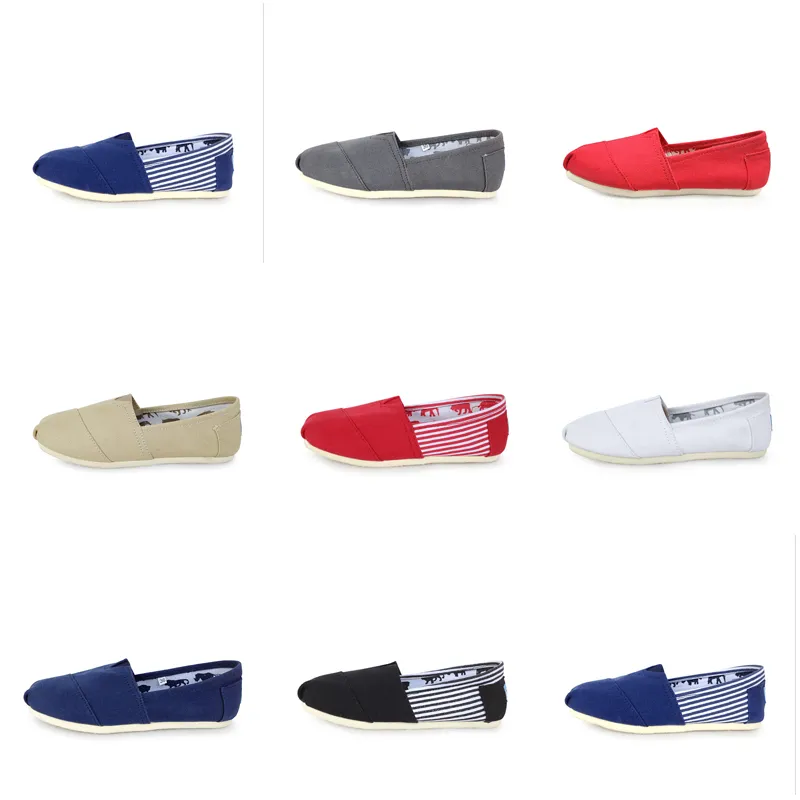 women men GAI casual shoes grey white blue red breathable Light Weight blacklifestyle walking sneakers canvas shoes Nine