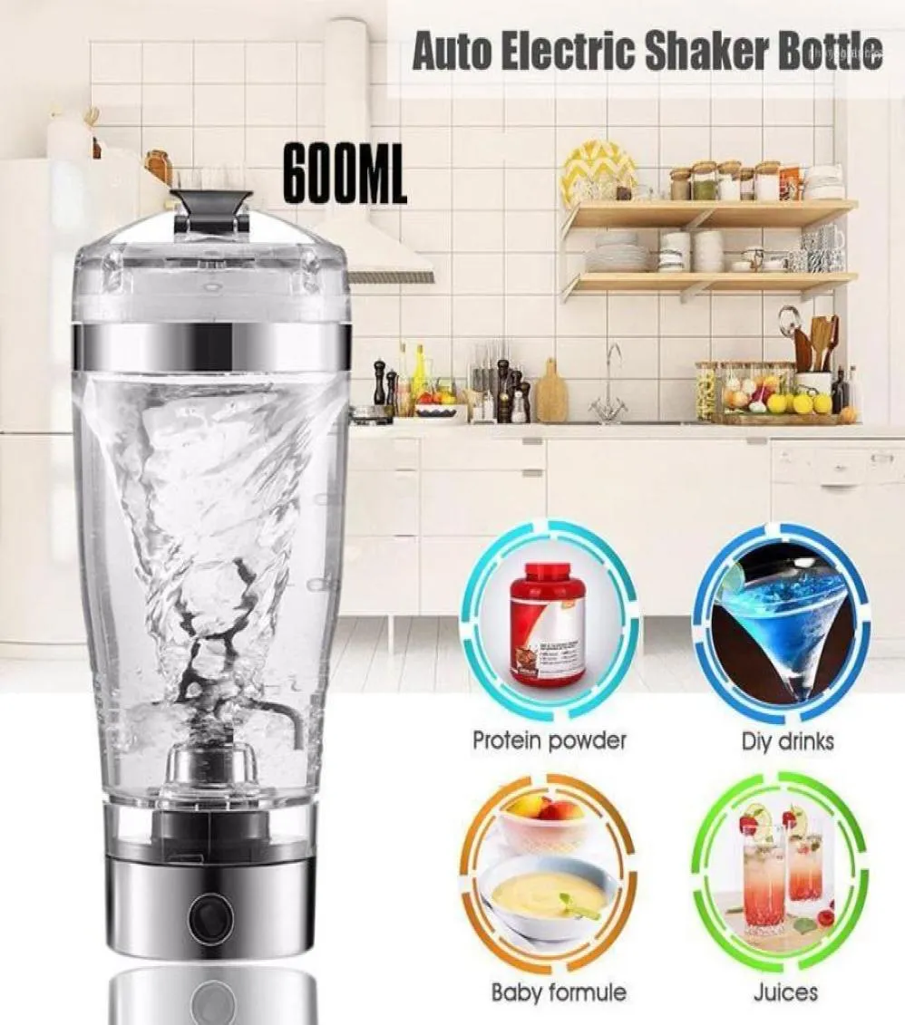 ポータブルVortex Electric Protein Shaker Mixer Mixer Bottle Detachable Cup113203206