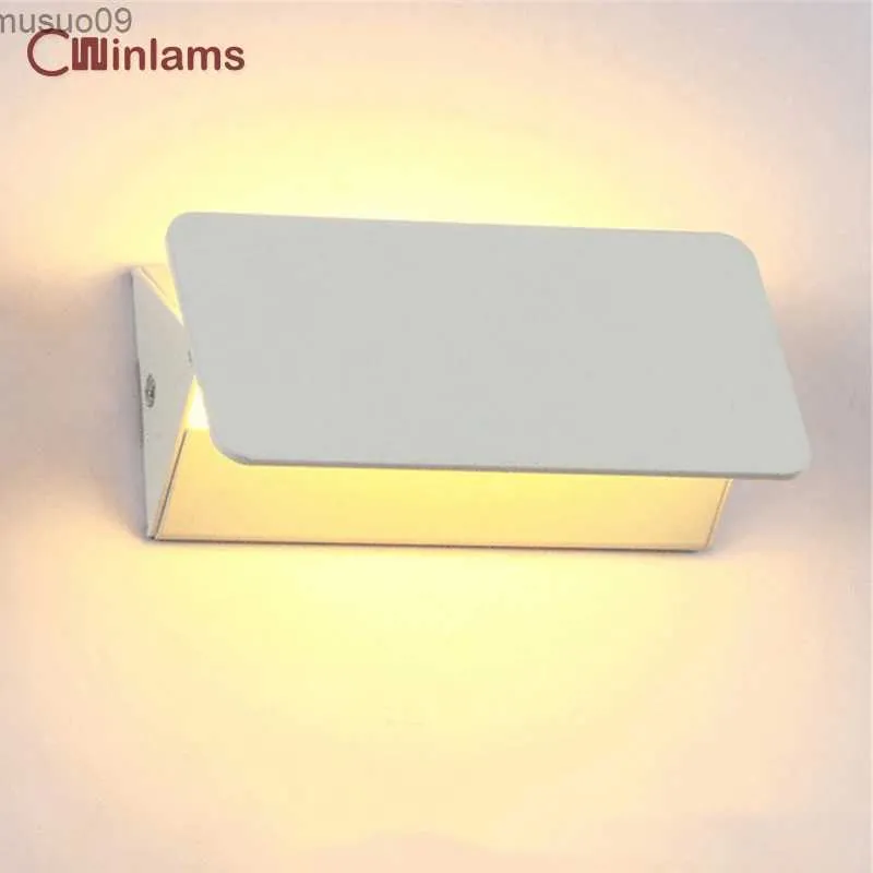 Wall Lamp LED simple modern wall lamp creative swing sconce lamp hotel engineering staircase decorative aisle bedroom bedside lamp