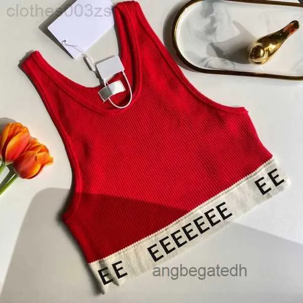2023 Ärmellose Weste Designer Brief Celins Top T-Shirts Damenbekleidung Mode Sexy Damen Strand Tanks Tops für UrlaubTIE7