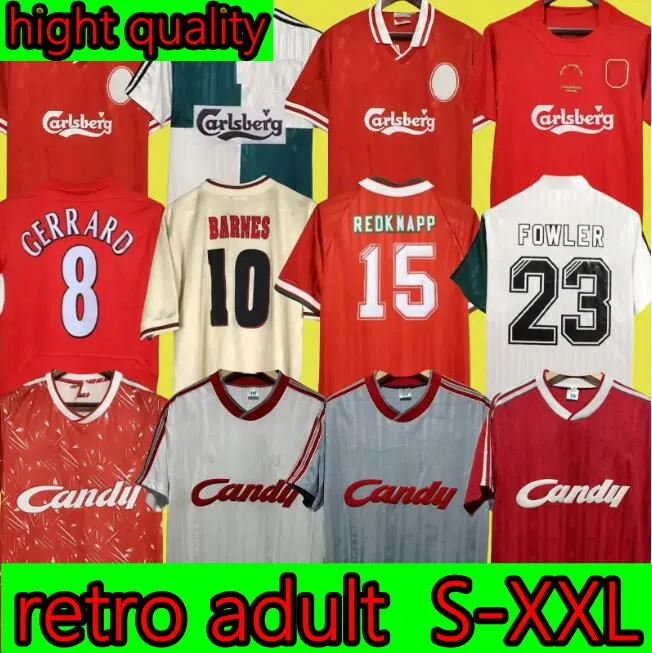 FOWLER 93 95 Retro Gerrard 04 05 14 15 Maglie da calcio Suarez TORRES 88 89 DALGLISH Maglie da calcio McMANAMAN 1989 Maillot 06 07 Barnes 08 09 10 11 01 02 Rush 97 96 85 86 1965