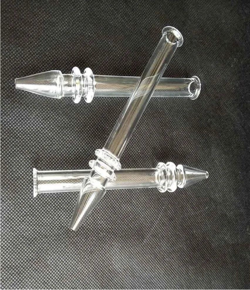 Quartz Rig Stick Nail with 5 Inch Clear Smoking Pipes Filter Tips Tester Straw Tube 12MM OD Glass Water Hookahs Accessories3626200