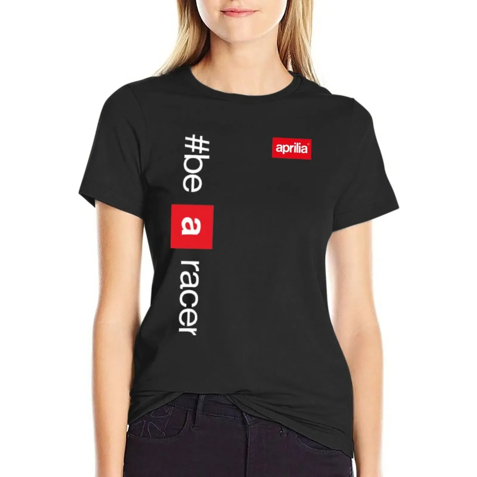 Shirts Aprilia #be a racer TShirt hippie clothes summer tops summer top t shirt for Women