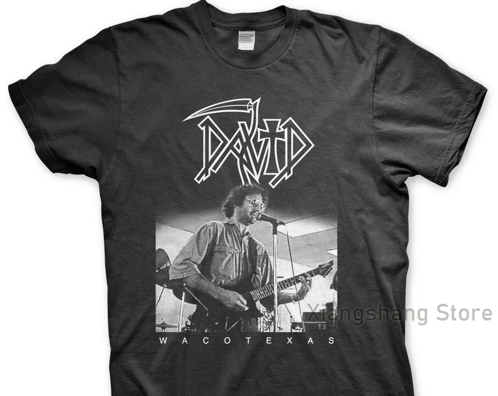 TシャツDavid Koresh Branch Davidians ScreenprintedTシャツコットンカジュアルメンTシャツ女性用Tシャツトップス