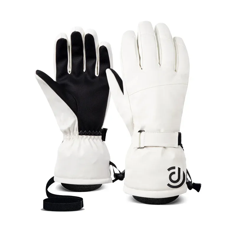 Nouveaux hommes femmes gants de Ski coupe-vent chaud imperméable écran tactile polaire antidérapant Snowboard motoneige cyclisme gants de Ski