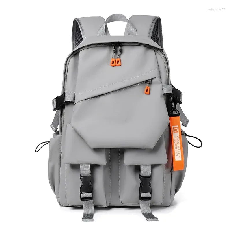 Mochila Moda coreana Bolsa de hombres Casual Gran capacidad Viajes Negocios Computadora Mens Bookbag