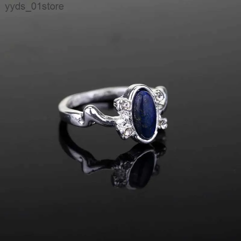 Band Rings The Vampire Diaries Crystal Cats Eye Rhinestone Ring Exquisite Jewelry L240305