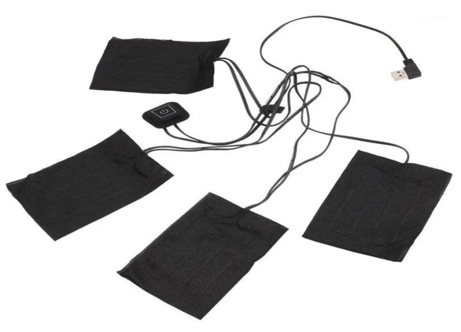 Coussin chauffant en tissu électrique 5V, chauffe-mains 4 en 1, Film chauffant USB, tapis chauffant électrique Winter13959418