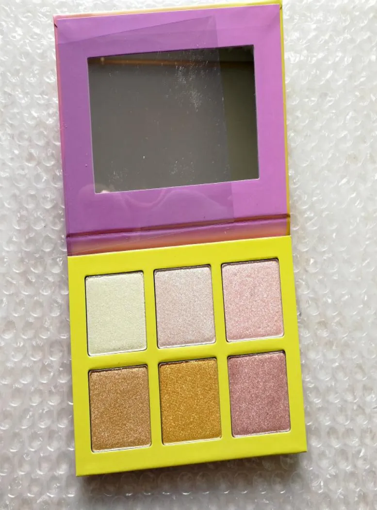 Paleta de maquillaje con resaltador de etiqueta privada, 6 colores, polvo prensado, paleta cosmética para contorno de rostro, sin etiqueta, resaltador de maquillaje para rostro po5262923