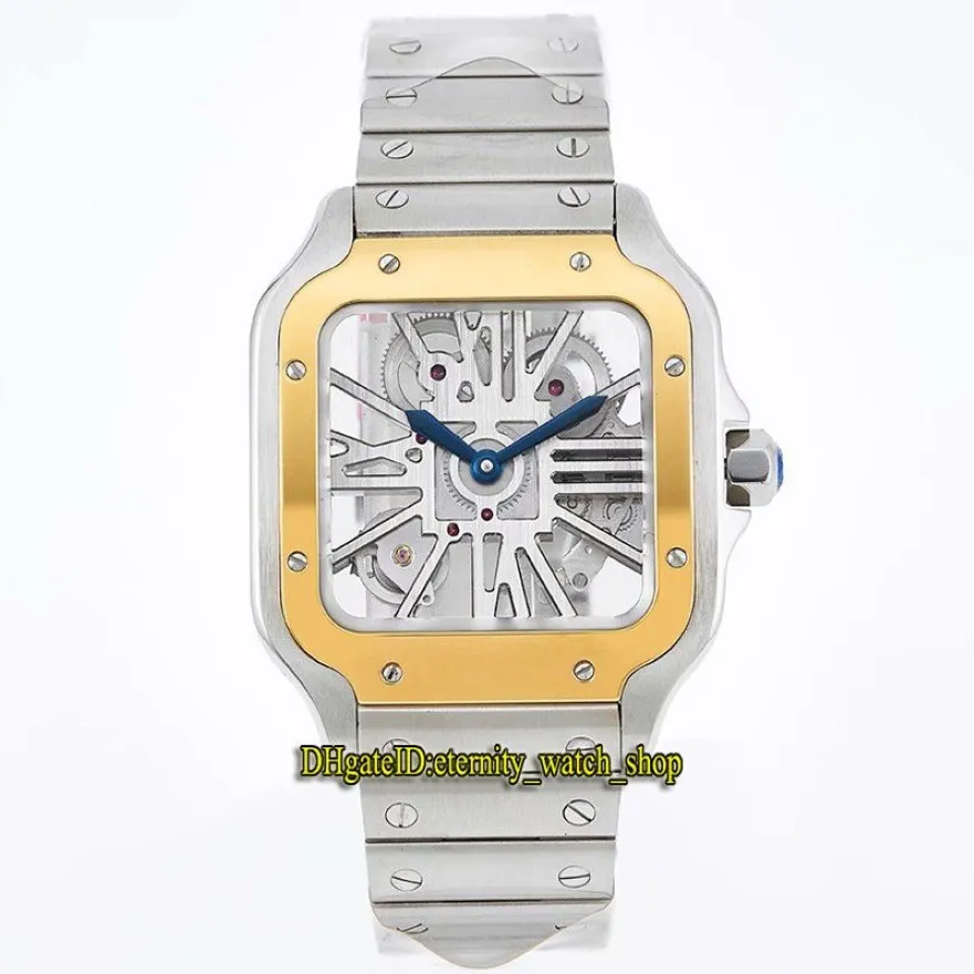 Eternity Watches V3 업그레이드 버전 RRF 0015 Horloge Skeleton LM 0012 스위스 론다 4S20 쿼츠 남성 시계 2 톤 골드 퀵 디스 AS235F