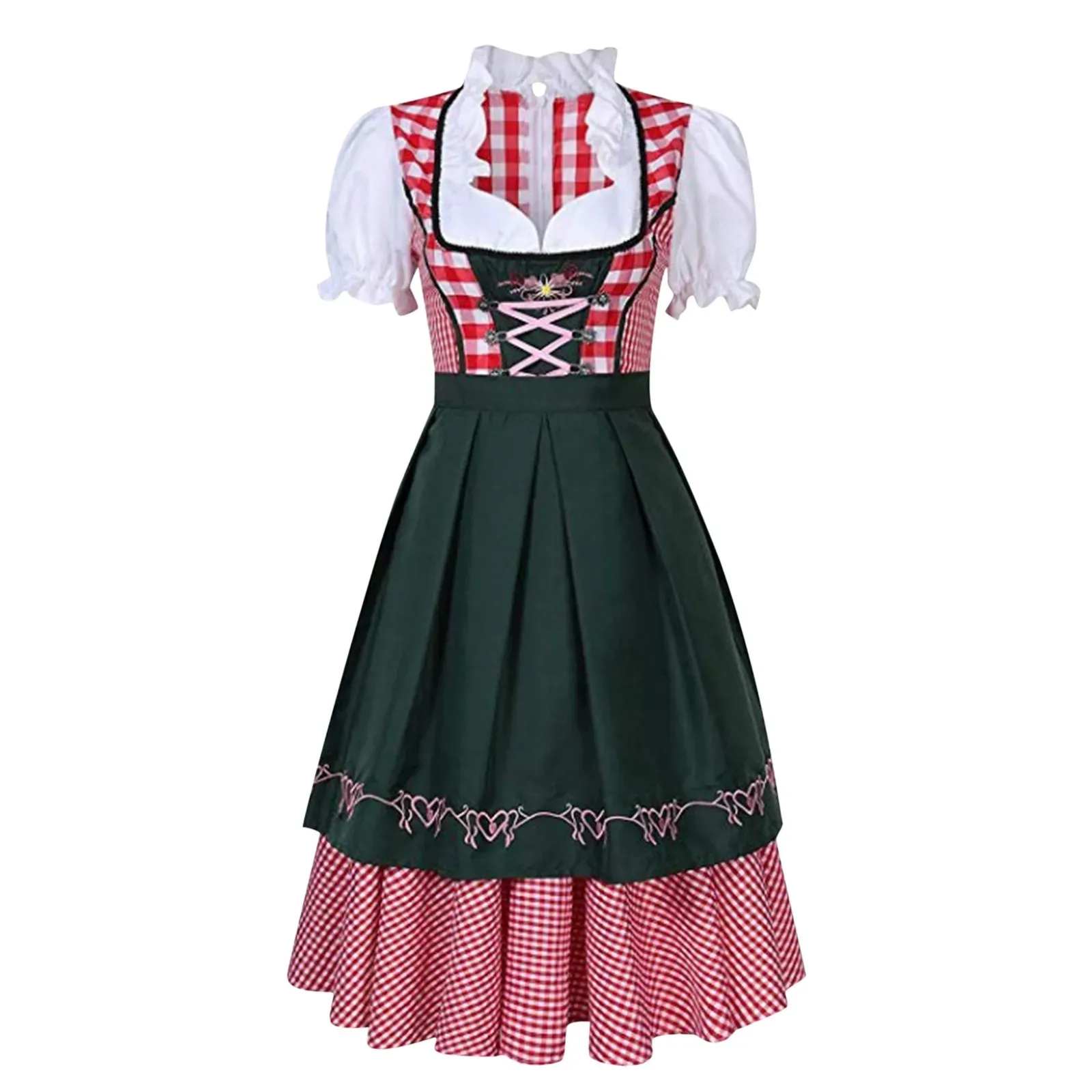 chinese dress ladies Amazon.com: German Dirndl Dress for Women Traditional Plus Size Beer Maid  Barmaid Apron Dress Milkmaid Dresses Oktoberfest Costume Outfits Bavarian  Clothing October Festival Costumes for Girls Women Pink S : Clothing, Shoes