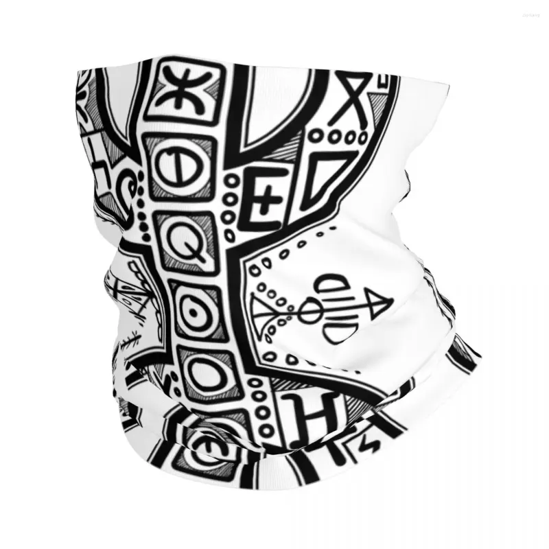 Bandanas Drapeau berbère avec symbole Amazigh Cache-cou Hommes Femmes Protection UV Hiver Fier Tamazight Personnes Bandana Écharpe Pour Le Cyclisme