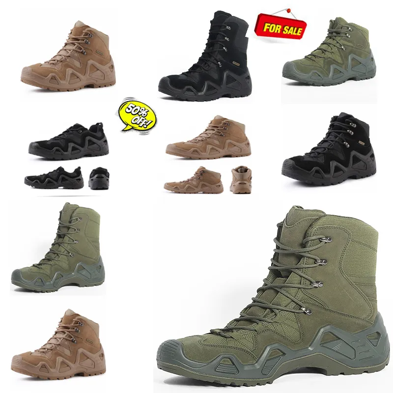 Bocots Nieuwe mden's laarzen Leger tactische militaire gevechtslaarzen Outdoor wandelschoenen Winter woestijnlaarzen Motorlaarzen Zapatos Hombre GAI