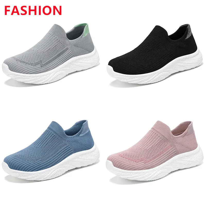 Hombres Mujeres Zapatos para correr perezosos Negro Gris Rosa Azul Entrenadores para hombre Zapatillas deportivas GAI Tamaño 36-41 Color18