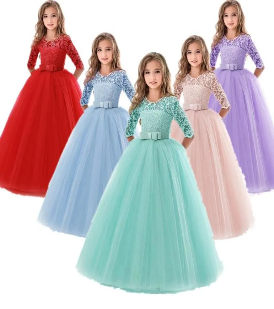 Girl039s Dresses Teenage Girls For Girl 10 12 14 Year Birthday Fancy Prom Gown Flower Wedding Children Princess Party Dress Kid4792896
