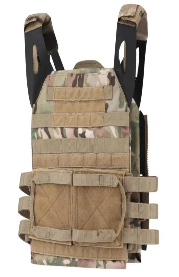 Tactical JPC 20 Vest 1000D Nylon Armor Jumper Plate Carrier Hunting Protective Justerbar väst för stridstillbehör9242985