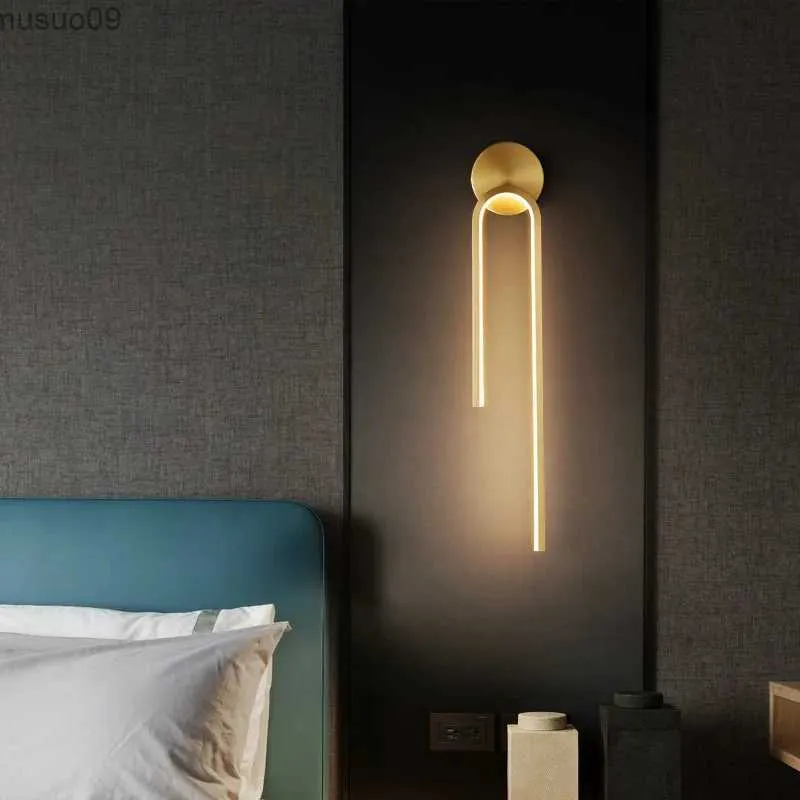 Wandlamp Moderne LED-wandlampen Binnenverlichting voor woonkamer Slaapkamer Nachtkastje Achtergrond Led-licht Home Decor Wandkandelaars Lamp