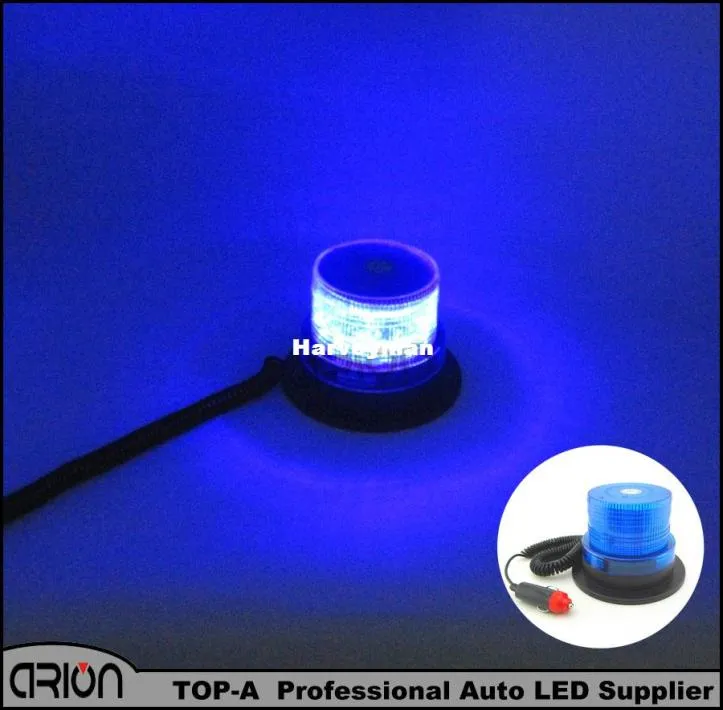 DC12V High power Blue Car Truck Strobe flash beacon Warning light Strobe Emergency light Police lights Lamp 7664407