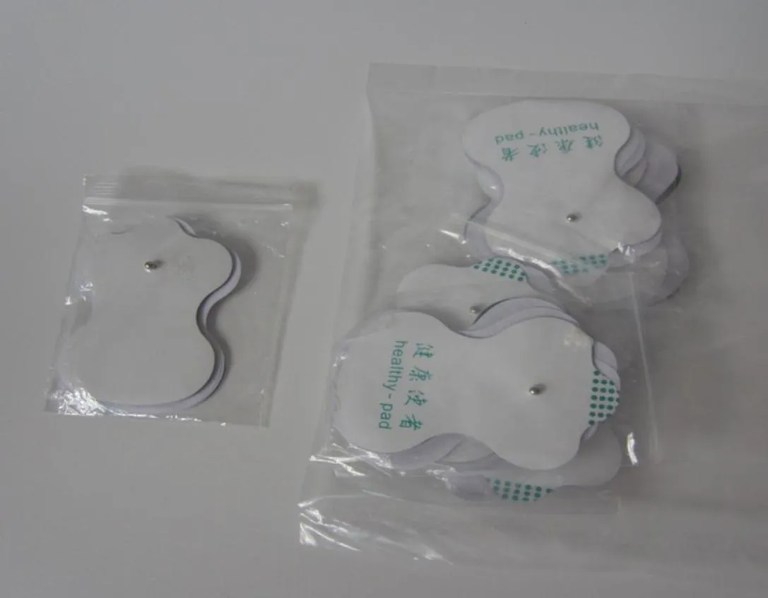 Coussinet de gel d'électrode de coussin de santé blanc de 50 pcs pour l'acupuncture électro stimulation musculaire masseur 6074029