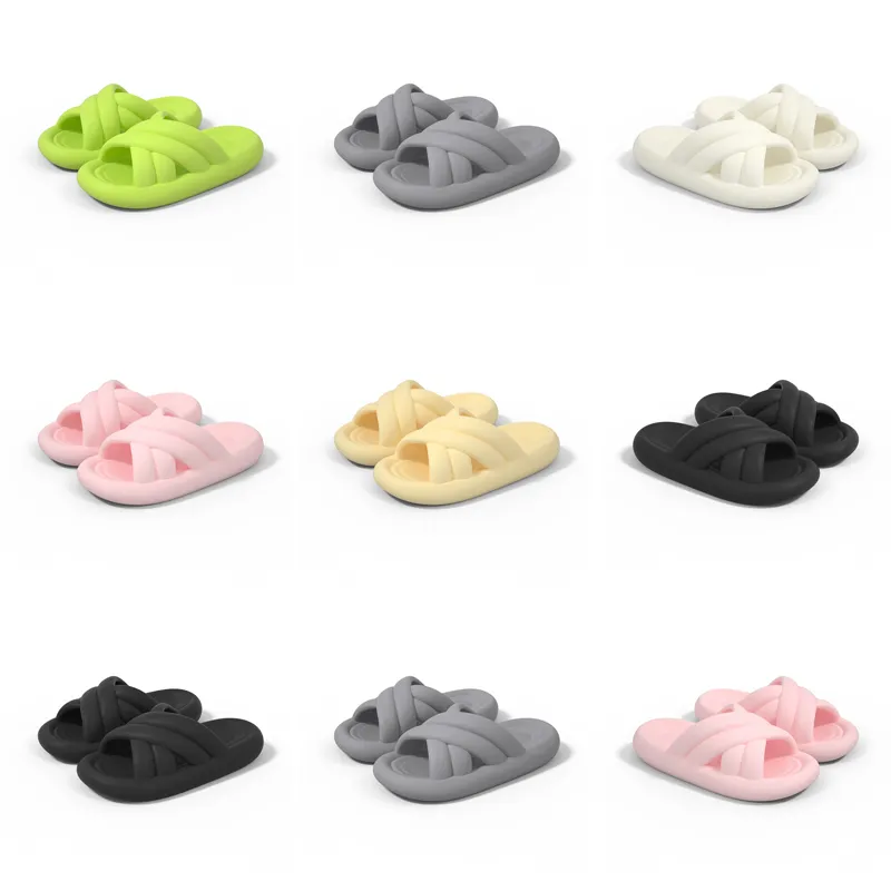 zomer nieuw product gratis verzending slippers ontwerper voor dames schoenen groen wit zwart roze grijs pantoffel sandalen fashion-016 dames platte slides GAI outdoor schoenen sp