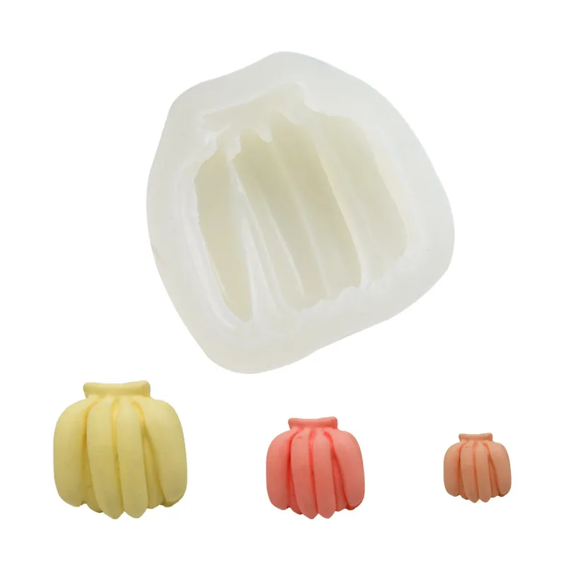 Banana Shape Cake Mold,Silicone Mould, 3D Fruit Shape French Dessert Mousse Molds, Chocolate Pastry Dessert Moulds Cakes Decorating Too for Candles Soap 122412