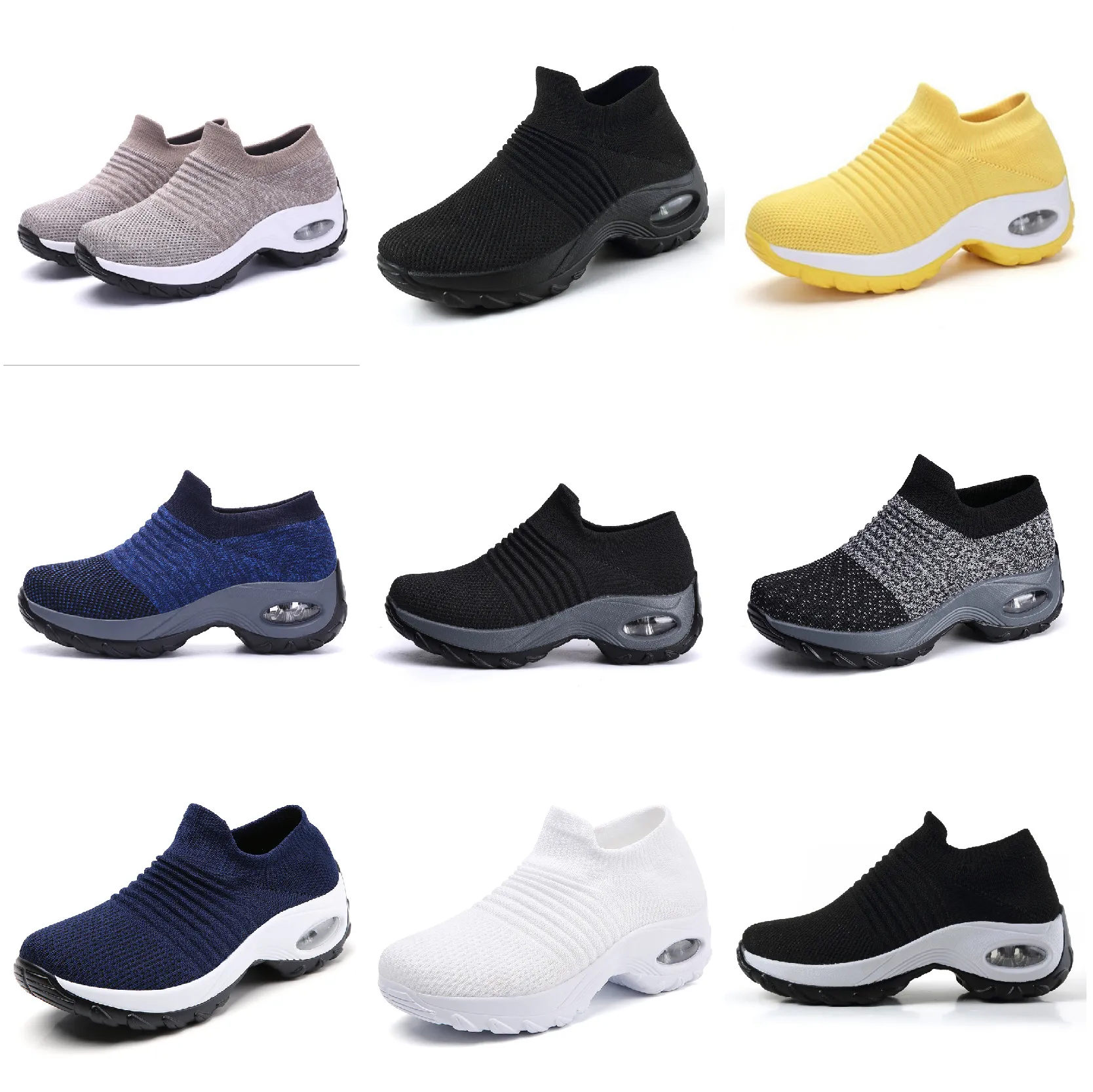 Sports and leisure high elasticity breathable shoes, trendy and fashionable lightweight socks and shoes 10 trendings
