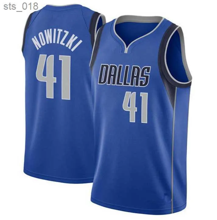 Baskettröjor män barn ungdomar luka doncic dirk nowitzki retro maverick jersey utgåva wearh24350588