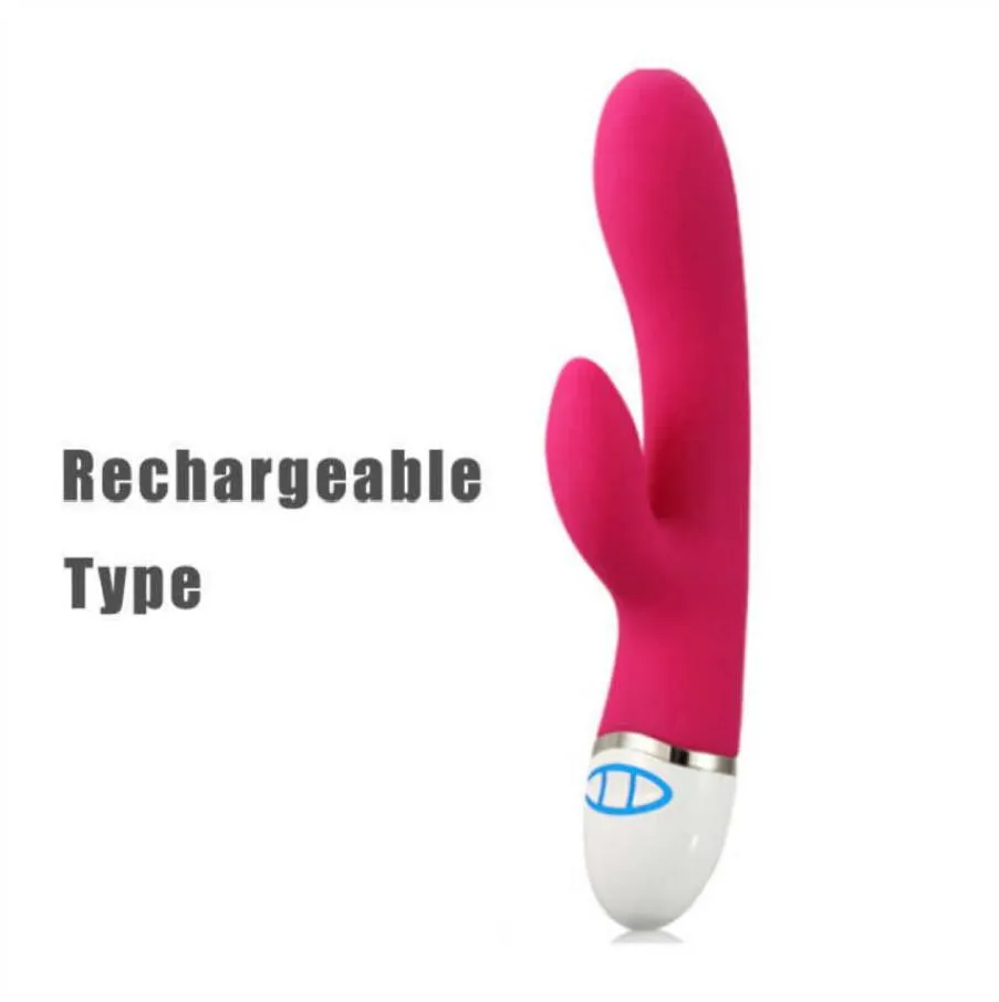 G Spot Rabbit Vibrator CLIT STIMULATION MASSAGER Vattentät kvinnlig onani Dildo Fast Squirt Orgasm Sexleksaker Laddningsbar X065026950