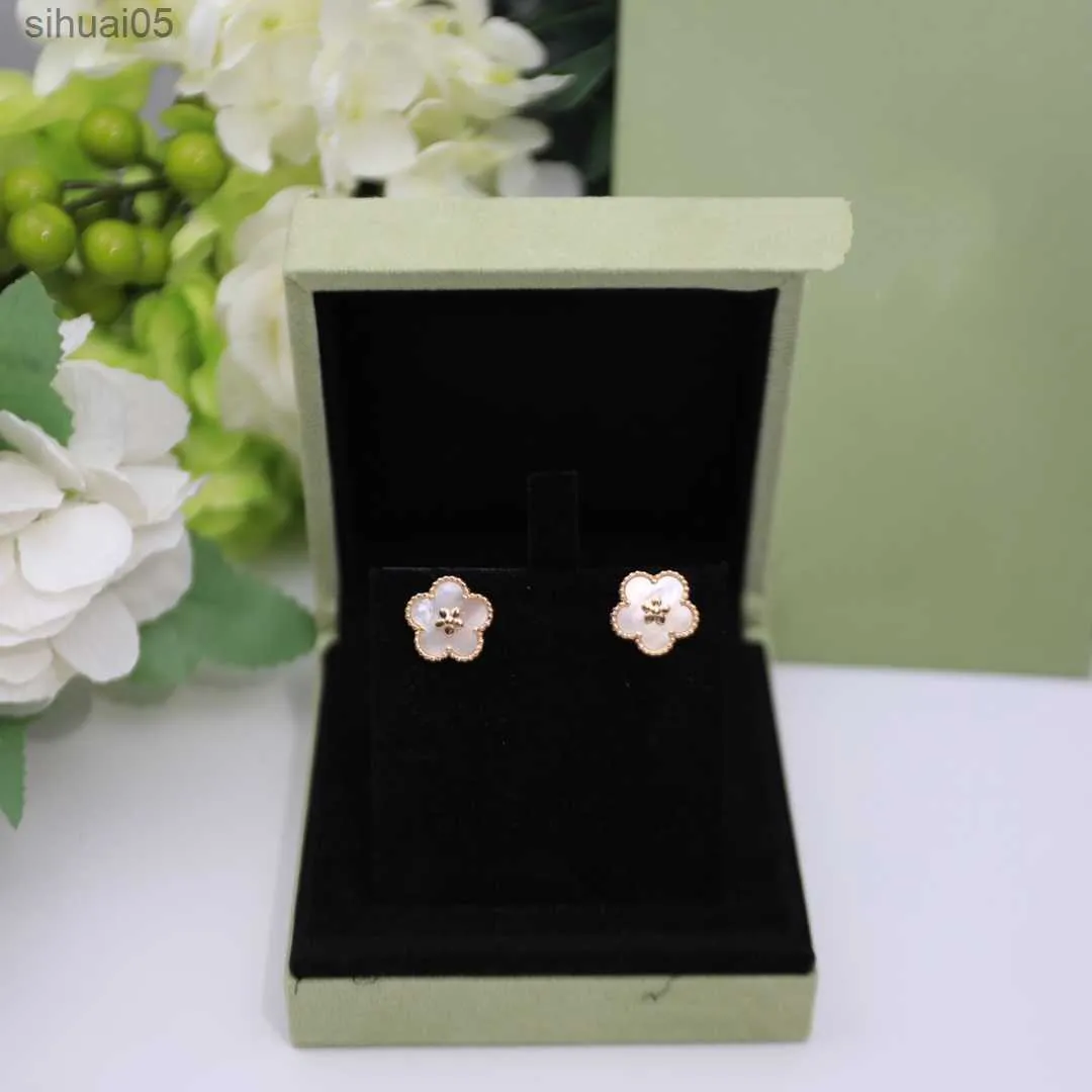 Stud Lady Stud Earrings Designer Studs Earring 925 Sterling Silver Ear Ring Superior Never Fade Not Allergic 240306