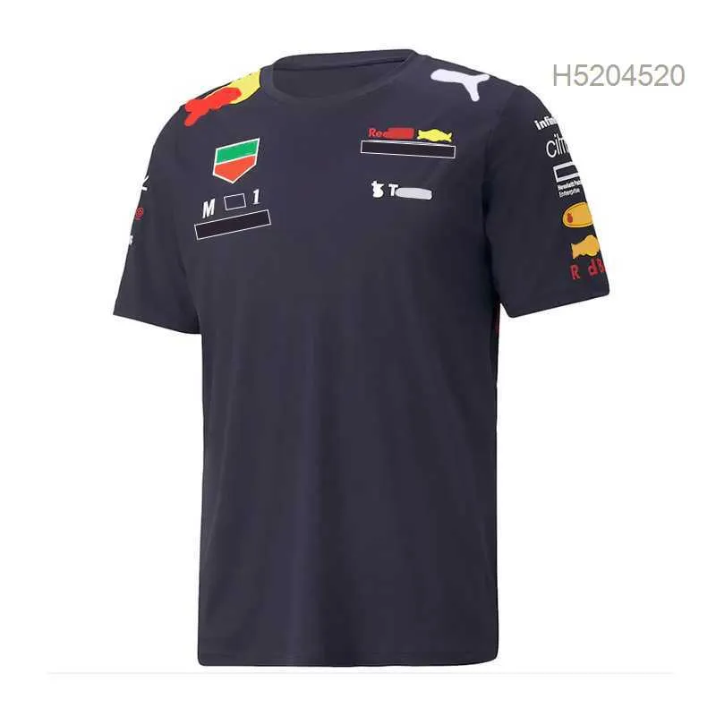 Men's Polos Classic Rebull F1 T-shirt Apparel Formula 1 Fans Extreme Sports Fans Breathable F1 Clothing Top Oversized Short Sleeve Customizable Fz5b